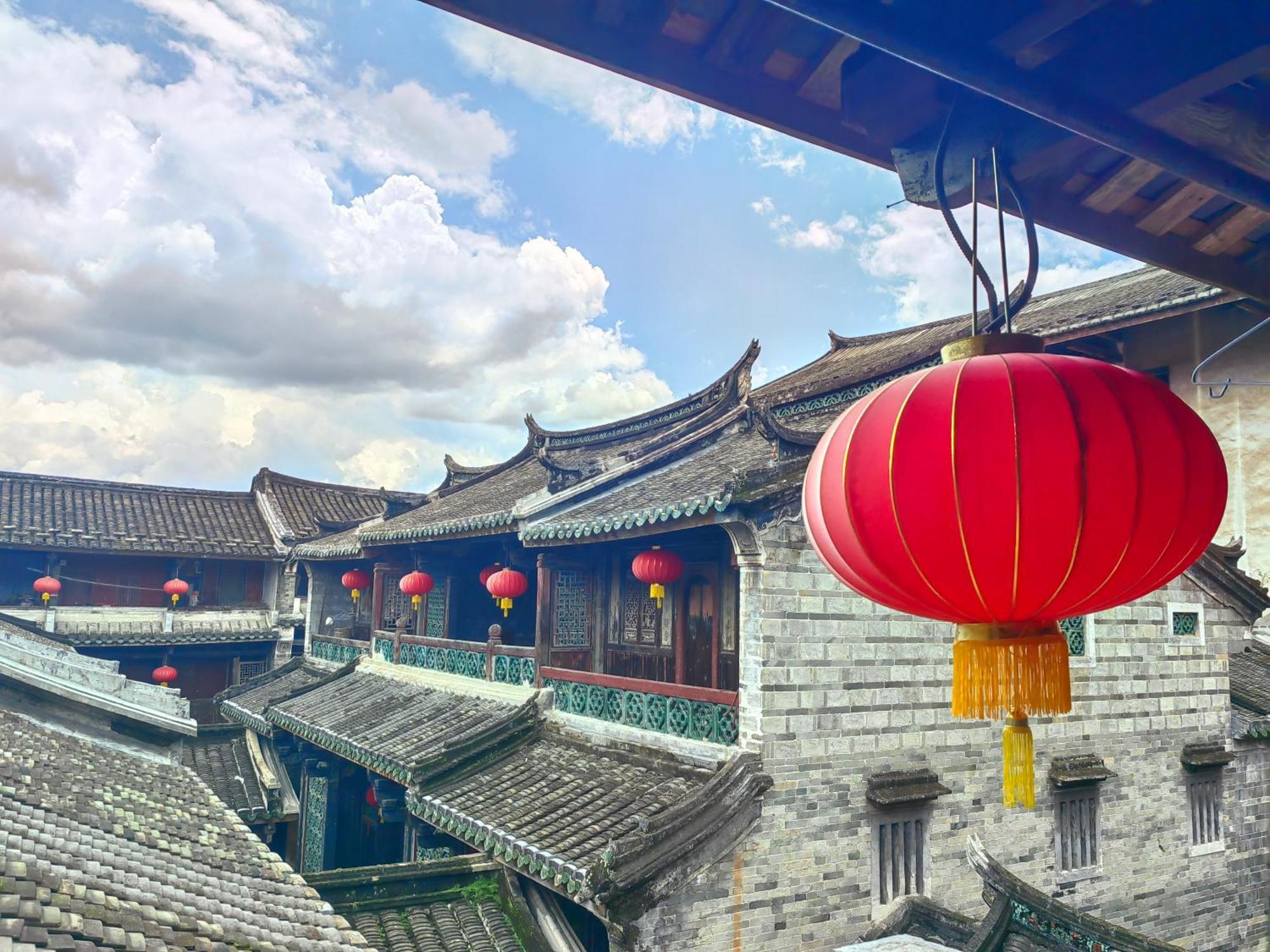 Tulou Fuyulou Changdi Inn Yongding Exteriör bild